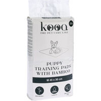 Produktbild von kooa Trainingsunterlage für Hundewelpen mit Bambus 30 Stück L 60 x 45 cm