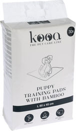 kooa Trainingsunterlage für Hundewelpen mit Bambus Medium 45 x 30 cm 30 Stück – Bild 1 von 7