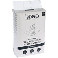 Produktbild von kooa Trainingsunterlage für Hundewelpen mit Bambus Medium 45 x 30 cm 30 Stück