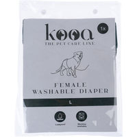 Produktbild von kooa Waschbare Hundewindel für Hündinnen Größe L aus Polyester