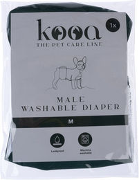 Produktbild von kooa Waschbare Rüdenwindel für Hunde Größe M aus Polyester