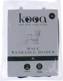 Produktbild von kooa Waschbare Rüdenwindel für Hunde in Größe XL aus Polyester