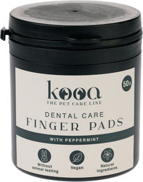 Produktbild von kooa Zahnpflege Fingerpads Schwarz 50 Stück - 50 Stk.