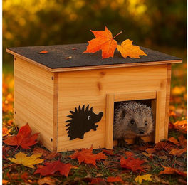 Koopman Igelhaus aus Kiefernholz als Bausatz für Igel 32x26cm – Bild 1 von 3