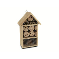 Produktbild von Koopman Insektenhotel aus Holz in Natur und Braun 25cm