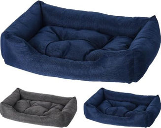 Koopman International Hundebett Xmas aus Polyester in Blau Bunt 61 x 45 x 12 cm – Bild 1 von 2
