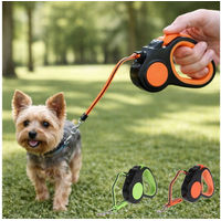 Produktbild von Koopman Rollleine für kleine Hunde bis 10kg Orange mit Reflektoren 3m