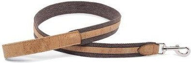 Kork-Deko Breite Hundeleine aus Kork in Beige oder Braun, 115 cm, vegan und wasserfest – Bild 1 von 5