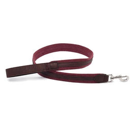 Kork-Deko Breite Hundeleine aus Kork in Rot-Braun 115 cm vegan und robust – Bild 1 von 1