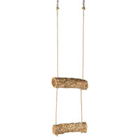 Produktbild von Kork-Deko Vogel Schaukel aus Naturkork mit Sitzstangen für Vögel und Nager