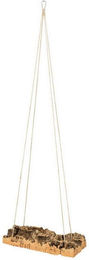 Produktbild von Kork-Deko Vogelspielplatz Vogelschaukel aus Naturkorkrinde 15x30 cm für Käfig und Voliere