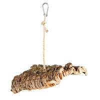 Produktbild von Kork-Schaukel aus Naturkork als Spielzeug und Knabberzubehör für Vögel und Nager - 1 Stk.