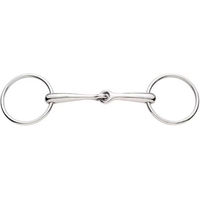 Produktbild von Korsteel Gebiss Edelstahl Loose Ring Snaffle Bit mit Gelenk 16 mm Silber