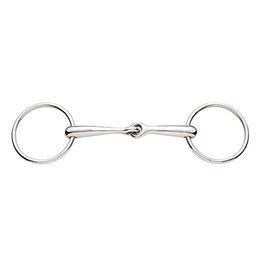 Produktbild von Korsteel Gebiss Loose Ring Snaffle aus Edelstahl 16mm Silber