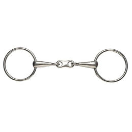 Produktbild von Korsteel Gebiss Thin French Link Loose Ring Snaffle Bit Silber 12,7 cm