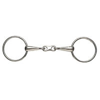 Produktbild von Korsteel Gebiss Thin French Link Loose Ring Snaffle Bit Silber 12,7 cm