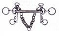 Produktbild von Korsteel Rugby-Pelham-Pferdegebiss Falscher Weymouth Silber 11,4 cm