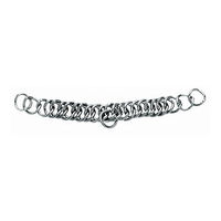 Produktbild von Korsteel Twin Link Curb Chain Gourmetkette für Pferde Silber