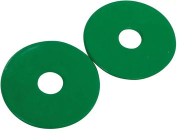 Korsteel Unterlegscheiben für Pferdegebisse aus Gummi Grün Einheitsgröße – Bild 1 von 2