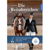 Produktbild von Kosmos Buch Die Reitabzeichen Prüfungswissen der FN für Theorie und Praxis