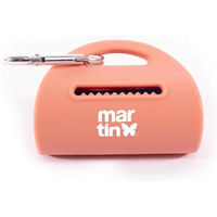 Produktbild von Kotbeutelspender aus Silikon von Martin Sellier in Rosa und Orange