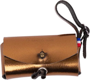 Kotbeutelspender Martin Sellier Dakota in Gold und Braun – Bild 1 von 1