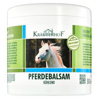 Produktbild von Kräuterhof Pferdebalsam Kühlendes Massagegel mit Kräutern für Pferde 500ml vegan