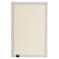 Produktbild von Krappa Kratzmatte aus Sisal in Weiß zur Wandmontage 58 x 38 x 1,5 cm