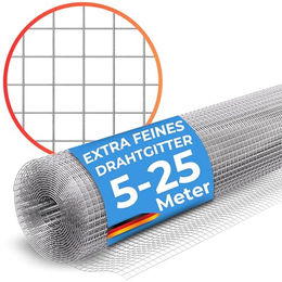KrapTrap Volierendraht feinmaschiges Drahtgitter 6x6 mm verzinkt 5m x 1m als Mäusegitter und Schutz für Nager und Kaninchen – Bild 1 von 13