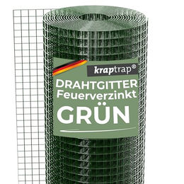 KrapTrap Volierendraht grün Drahtgitter Schweißgitter für Kaninchen 1m x 12m – Bild 1 von 8