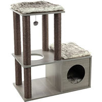 Produktbild von Kratzbaum ADINDA Flamingo Grau 70 x 40 x 84 cm mit Sisal