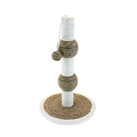 Produktbild von Kratzbaum Darwin aus Naturmaterial Weiß/Braun 30 x 30 x 49 cm