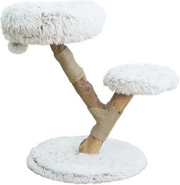 Produktbild von Kratzbaum ebi Mendoza aus Holz in Natur und Weiß für Katzen