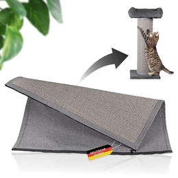 Produktbild von Kratzbaum FRIEDA Rohrschneider XXL Kratztonne für Katzen mit waschbarem Cord-Bezug in Grau