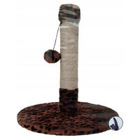 Produktbild von Kratzbaum für Katzen mit Spielzeug und Holzsockel
