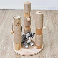 Produktbild von Kratzbaum Kaiser für Katzen aus Kiefernholz in Beige 57cm hoch