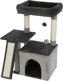 Produktbild von Kratzbaum Kerbl Rosalie Grau mit Sisal für Katzen
