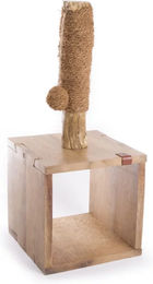 Produktbild von Kratzbaum Martin Sellier Cafeier Cube aus Holz in Beige und Braun
