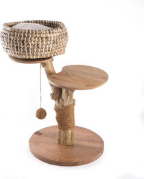 Produktbild von Kratzbaum Martin Sellier Cafeier Panier aus Holz in Beige und Braun
