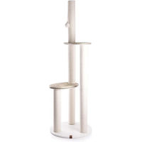 Produktbild von Kratzbaum Martin Sellier für Katzen in Weiß und Beige mit Sisal und 3 Ebenen