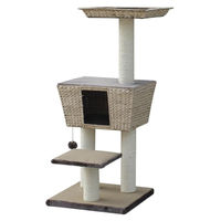 Produktbild von Kratzbaum MOTEGA S für Katzen in Hellbraun aus Sisal 48x48x114 cm