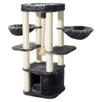 Produktbild von Kratzbaum MUGLA dunkelgrau 50x50x121 cm aus Sisal von Dripio