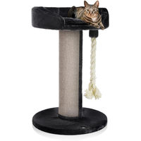 Produktbild von Kratzbaum Ontario XXL Katzenlounge 100 cm Höhe Anthrazit mit 20 cm Sisal-Kratzstamm