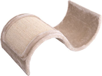 Produktbild von Kratzmatte Wave aus Sisal in Creme Beige für Katzen