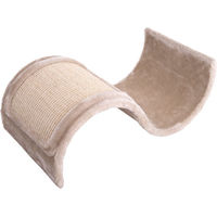 Produktbild von Kratzmatte Wave aus Sisal in Creme Beige für Katzen