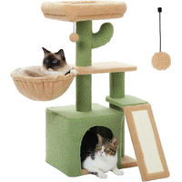 Produktbild von Kratzsäule für Katzen aus Sisal, grün, 80 cm