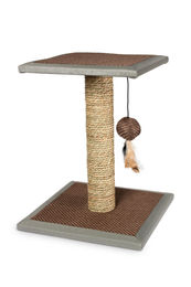 Kratzsäule Segra für Katzen mit Spielzeug und Liegefläche – Bild 1 von 1