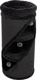 Kratztonne Diogenes Diagonal Basic zooplus Exclusive Schwarz Sisal – Bild 1 von 1