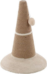 Kratztonne Eddie Flamingo Kratzkegel aus Seil Braun Weiss 33x45cm – Bild 1 von 2