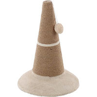 Produktbild von Kratztonne Eddie Flamingo Kratzkegel aus Seil Braun Weiss 33x45cm